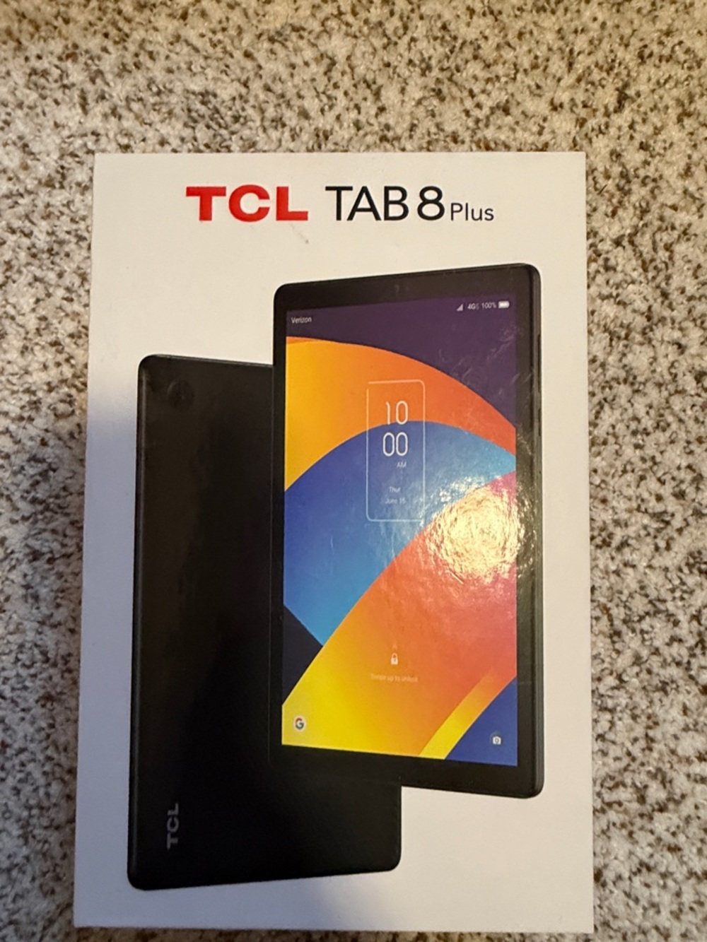 New in box!! TCL Tab 8 Plus - Black 8 inch display!